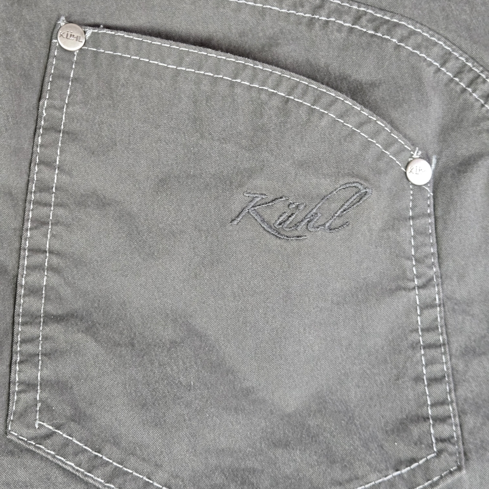 KÜHL Women's Charcoal Gray Cargo Outdoor Hiking Pants - Size 14 Regular - Picture 7 of 15